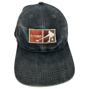 Vintage STOMP Denim Baseball Hat Adjustable Distressed Play Percussion Theatre